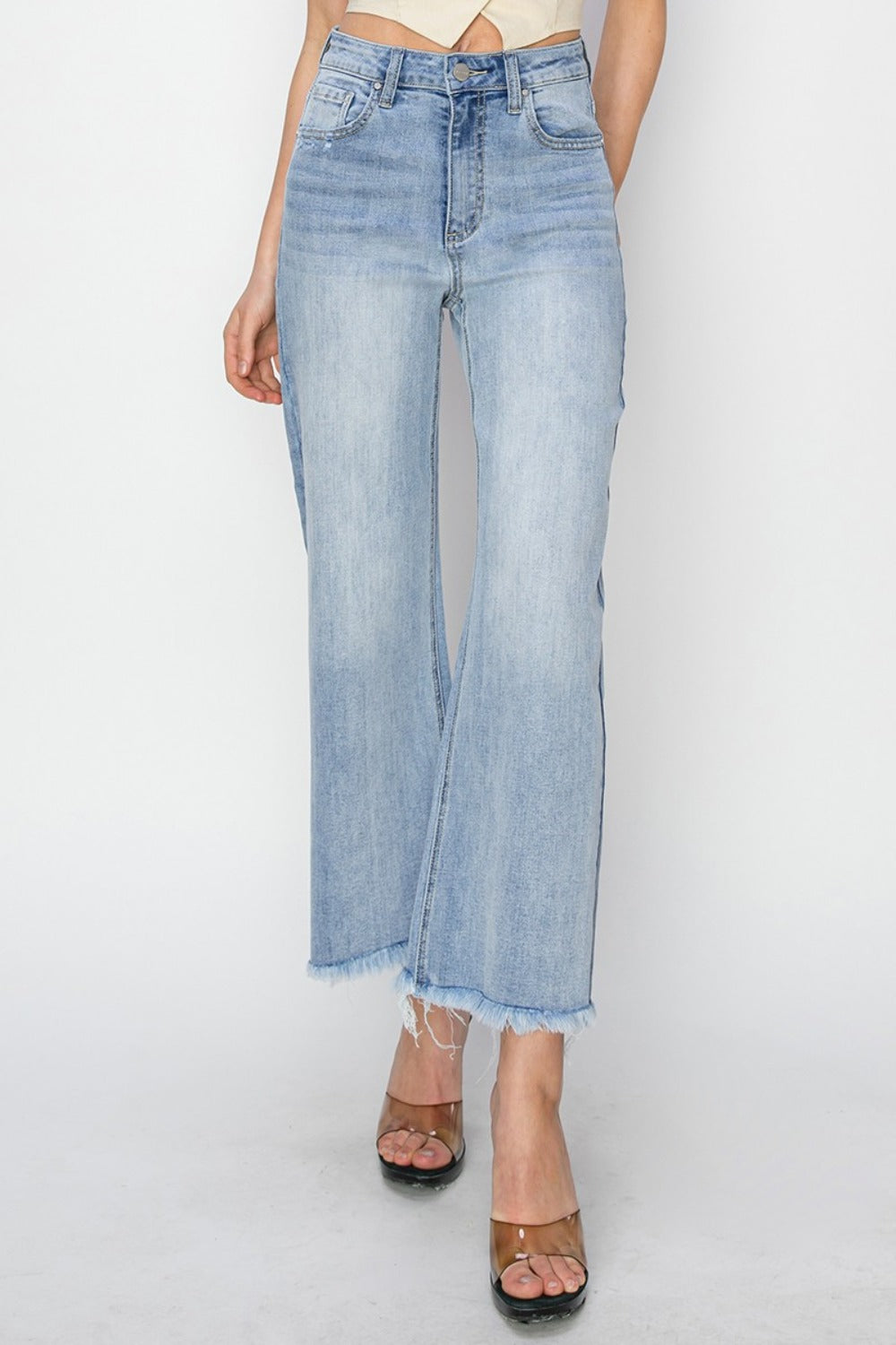 Risen Palmer Crop Wide Jeans