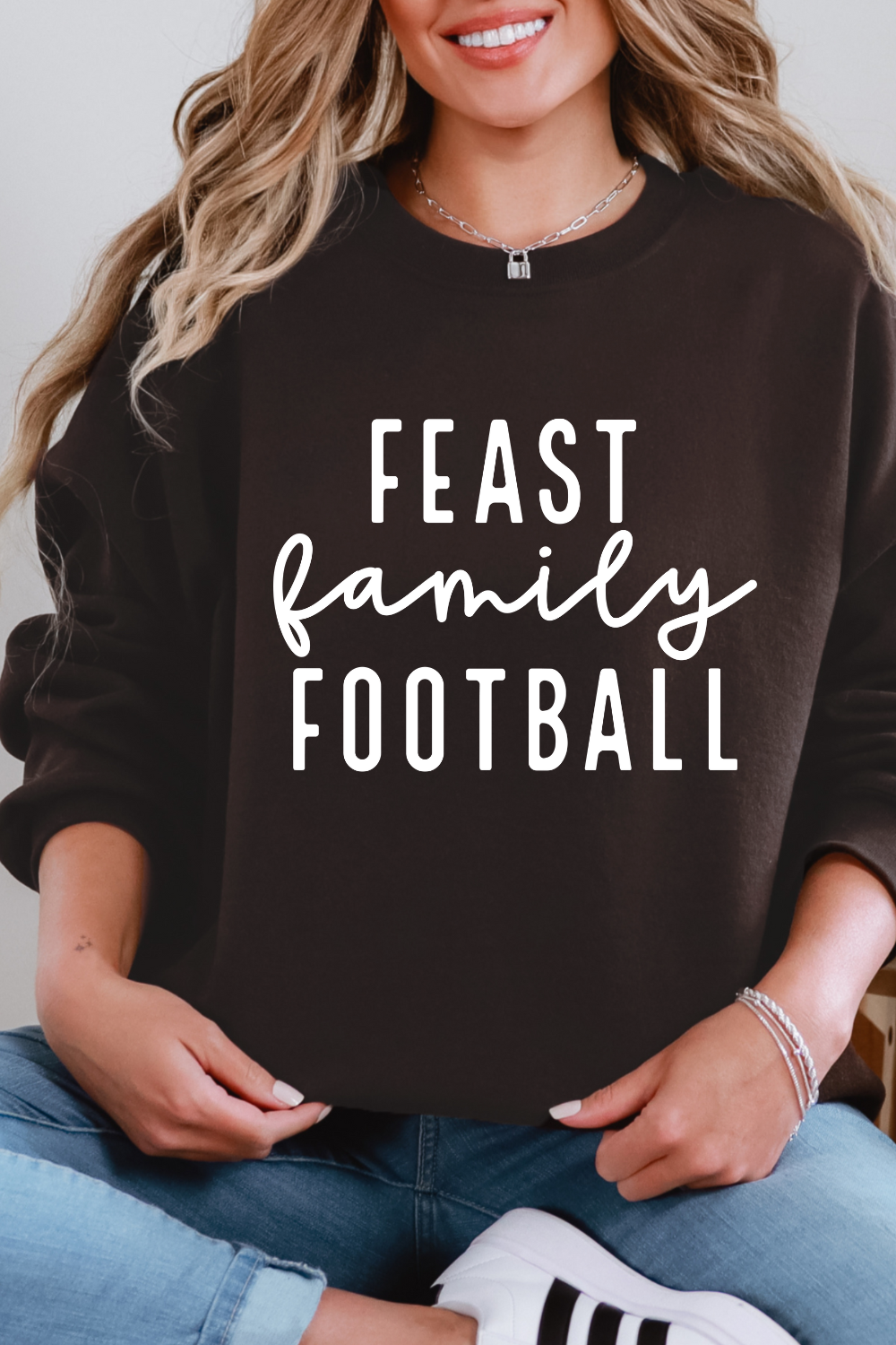 Feast Family Football Sweatshirt